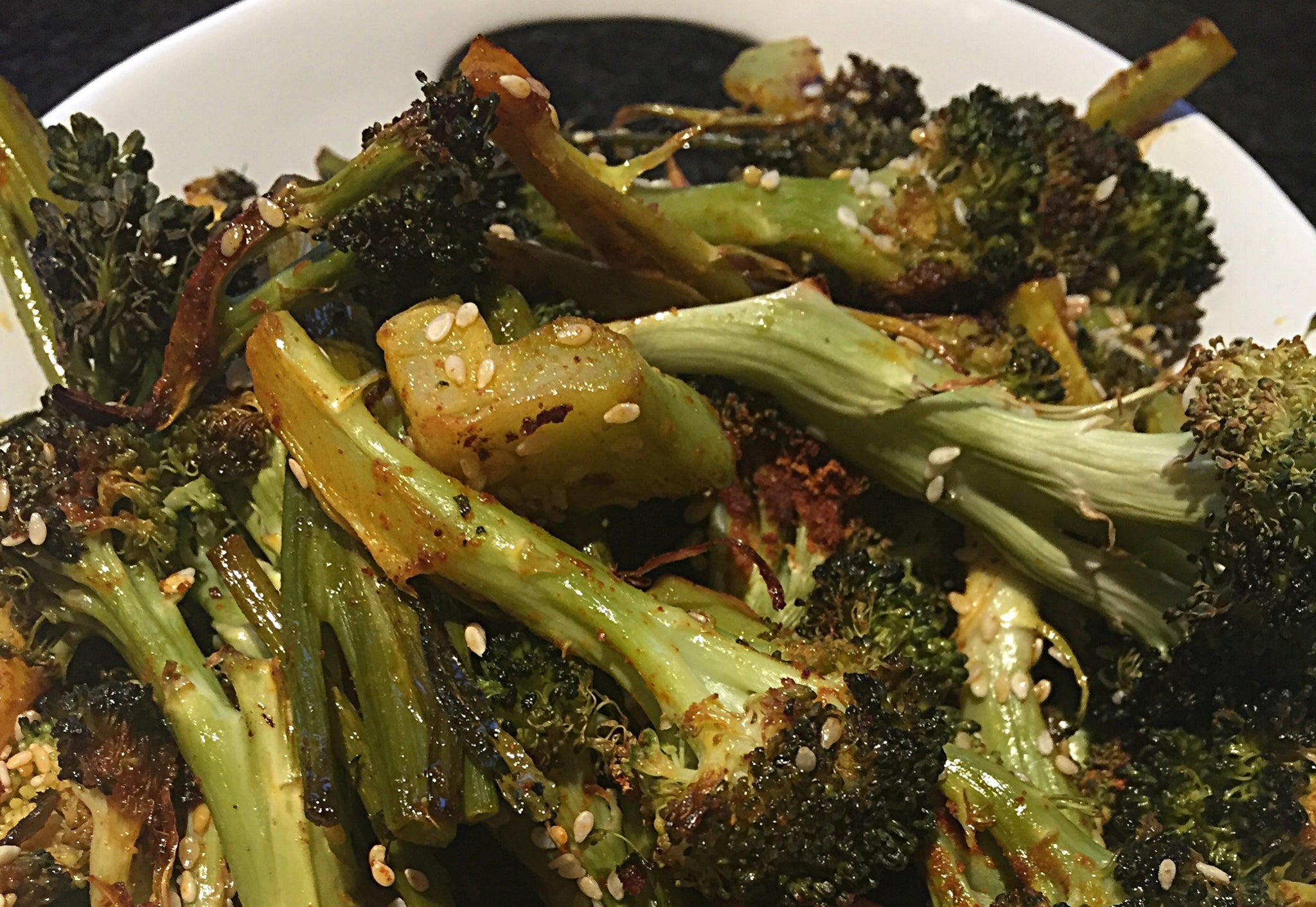 Roasted Broccoli, Magically Spiced